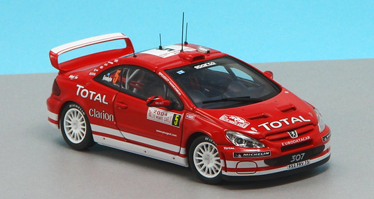 プジョー307 WRC 2004。 | 43WORLD -ミニチュアモデルの世界-