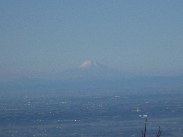 見晴台から富士山