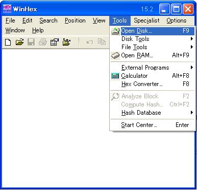 WinHex Open Disk