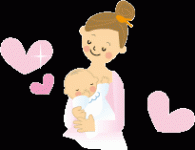 ママと赤ちゃんハート