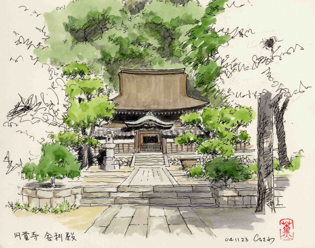 円覚寺舎利殿 F3 風景画の部屋
